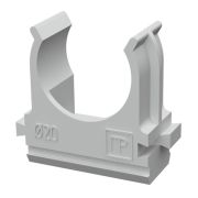 Держатель для труб (клипса) d20мм АБС-пластик кор. (уп.100шт) Промрукав PR.02620