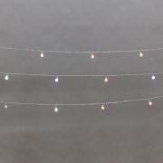 Гирлянда светодиодная «Шарики» 5м 20LED мульти (RG/RB) IP20 230В с контроллером 8 режимов провод прозр. Neon-Night 304-022