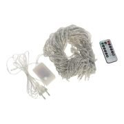 Гирлянда светодиодная «Светодиодный Дождь» 3х2м 240LED бел. 25Вт 230В IP20 эффект водопада провод прозр. Neon-Night 235-005