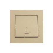 Выключатель проходной с подсветкой VESNA зол. LEZARD 742-3688-114