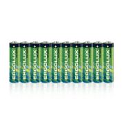 Элемент питания солевой R 03 SR10 мизинчиковая батарейка AAA 1.5В (уп.10шт) Ergolux 15119