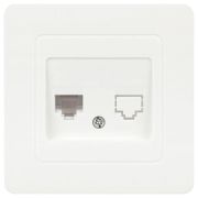 Розетка компьютерная 1-м СП Style 7-303-01 RJ45 бел. Intro Б0060649