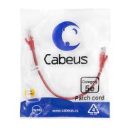 Патч-корд U/UTP кат.5E PC-UTP-RJ45-Cat.5e-0.3m-RD-LSZH 2xRJ45/8p8c неэкранир. LSZH 0.3м красн. Cabeus 9511c