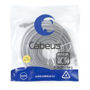 Патч-корд U/UTP кат.6 PC-UTP-RJ45-Cat.6-15m 2xRJ45/8p8c неэкранир. PVC 15м сер. Cabeus 8790c