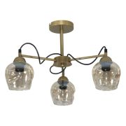 Светильник «Мирра» 131 (плафон 8268) НСБ 01-3х60-228 Е27 (ИМ) потолочный зол. Элетех 1005405270