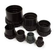 Муфта вводная МВП-15 d15мм 1/2дюйм для металлорукава пластик. черн. Промрукав PR08.3009