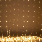 Гирлянда светодиодная ENIN-300WL «Занавес водопад» 3х2.8м 280LED IP20 тепл. бел. Эра Б0060418