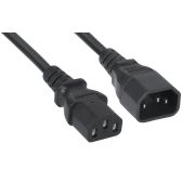 Кабель питания монитор-компьютер IEC 320 C13-IEC 320 C14 (3х0.75) 0.6м PC-189-VDE-0.6M Cabeus 9015c