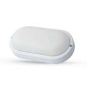 Светильник светодиодный ЖКХ 12Вт 4000К IP65 220В влагозащ. овал LBF-0412 C01 Ultraflash 15346