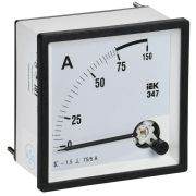 Амперметр Э47 75/5А класс точн. 1.5 96х96мм IEK IPA20-6-0075-E