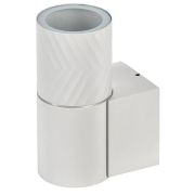 Светильник 5107 GU10 IP65 уличный настенный бел. IEK LT-UBU0-5107-GU10-1-K01