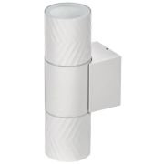 Светильник 5108 2хGU10 IP65 уличный настенный бел. IEK LT-UBU0-5108-GU10-2-K01