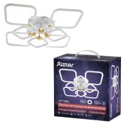 Люстра светодиодная OTTIMO Алиса 198Вт 2700К/4200К/6400К 610х610х130мм 89кв.м ДУ 3 режима диммир. бел./зел. Ritter 51617 4