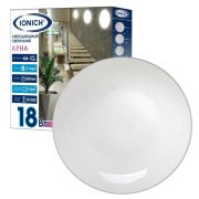 Светильник светодиодный декоративный 2222 «Луна» 18Вт 1260лм 230В 6500К d260х55мм IP20 IONICH 1755