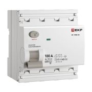 Выключатель дифференциального тока 4п 100А 100мА тип AC 6кА ВД-100N (S) электромех. PROxima EKF E1046MS100100