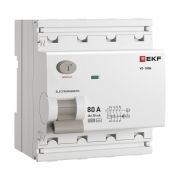 Выключатель дифференциального тока 4п 80А 30мА тип AC 6кА ВД-100N электромех. PROxima EKF E1046M8030