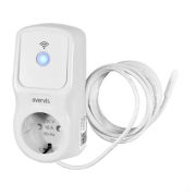 Реле напряжения ЕМ-126Т-2 многофункциональное Wi-Fi (с датчиком температуры) 16А 220В 18м в розетку НовАтек-Электро 3425680126-2