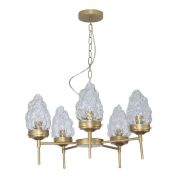 Светильник «Фламенко» 151 НПБ 01-5х40-101 Е14 [ИМ] подвесной зол. Элетех 1005405319