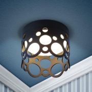 Светильник встраиваемый под лампу GX53 DK115 SBK черн. матов. Эра Б0061184