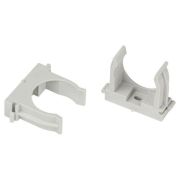 Держатель для труб (клипса) d32мм для прямого монтажа CLIP-32-G-MP сер. (уп.50шт) Эра Б0062106