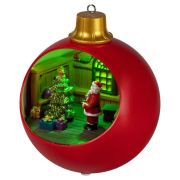 Фигура светодиодная новогодняя EFIS-S03 композиция Шар красный мультиколор 3хАА 15х15х17см Эра Б0060562