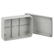 Коробка распаячная ОП 190х140х75мм приборная подъездная на винтах с гладкими стенками IP55 KORvp Эра Б0058944
