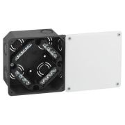 Коробка распаячная для твердых стен клеммник крышка IP42 KRT-k-107-107-50 Эра Б0057233