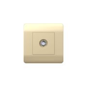 Розетка телевизионная одиночная SAT NEW3-E коннектор шампань CHINT 431412