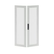 Дверь двустворчатая для IT-CQE 1800х600 перфорир. RAL7035 DKC RGITCPMD1860