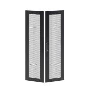 Дверь двустворчатая для IT-CQE 1400х600 перфорир. RAL9005 DKC RBITCPMD1460