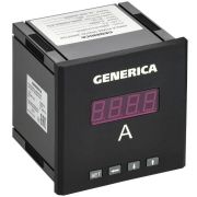 Амперметр цифровой щитовой 1ф DO RS-485 96х96 LED GENERICA IDA21-5-1-3-LED-G
