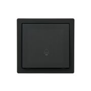 Кнопка звонка LETO черн. бархат LEZARD 752-4200-103