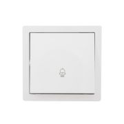 Кнопка звонка LETO бел. LEZARD 752-0200-103