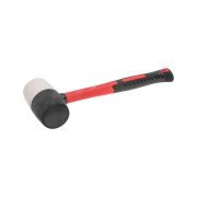 Киянка 680г фибергласовая рукоятка резинов. черн./бел. Kranz KR-12-8154