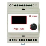 Терморегулятор Multi на шину DIN с датчиком температуры на проводе 10А Ридан 21RT0209R