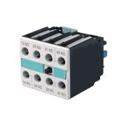 Блок-контакт 3RH1921-1FA40 4НО для контакторов типоразмеров S0…S12 фронтальный винт. клеммы IP20 Электротехник ET014828