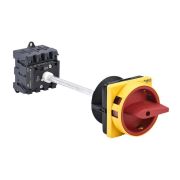 Выключатель-разъединитель 4п 32А IP20 с красн. выносн. рукоят. на дин-рейке/плате с замком SE MSD32440R