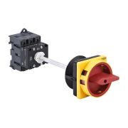 Выключатель-разъединитель 3п 40А IP20 с красн. выносн. рукоят. на дин-рейке/плате с замком SE MSD40340R