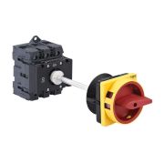 Выключатель-разъединитель 3п 100А IP20 с красн. выносн. рукоят. на дин-рейке/плате с замком SE MSD100340R