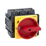 Выключатель-разъединитель 3п 175А IP20 с красн. рукоят. на дверцу 4 винтами с замком SE MSD175310R