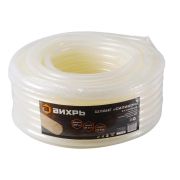 Шланг поливочный «Силикон» трехслойный армированный 3/4дюйм 50м прозр. Вихрь 73/7/2/32