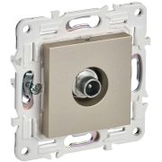 Розетка телевизионная проходная TV SKANDY SK-A17Sh шампань IEK SK-A10-P-K37