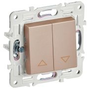 Выключатель жалюзи SKANDY 10А SK-V12Sa песочн. IEK SK-V15-0-10-K98