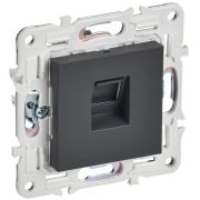 Розетка компьютерная RJ45 кат.6 SKANDY SK-K02T титан IEK SK-K10-2-K48