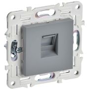 Розетка компьютерная RJ45 кат.5E SKANDY SK-K01Gr сер. IEK SK-K10-1-K03