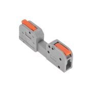 Клемма СМК 222-421R проходная разъемная 1 полюс сер. 0.2-2.5/4кв.мм Rexant 07-5261