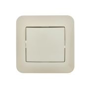 Выключатель 1-кл. 1п СП ASTI 10А IP20 в сборе крем. LEZARD 7081-0303-100