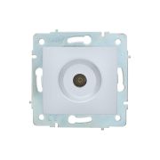 Розетка телевизионная оконечная TV СП ASTI IP20 механизм жемчуж./бел. перламутр. LEZARD 7081-3088-130