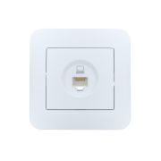 Розетка компьютерная 1-м СП ASTI IP20 RJ45 в сборе Cat 5e бел. LEZARD 7081-0202-139