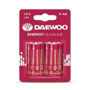Элемент питания алкалиновый AA/LR6 1.5В Energy Alkaline BL- 6 (блист. 6шт) DAEWOO 5057067